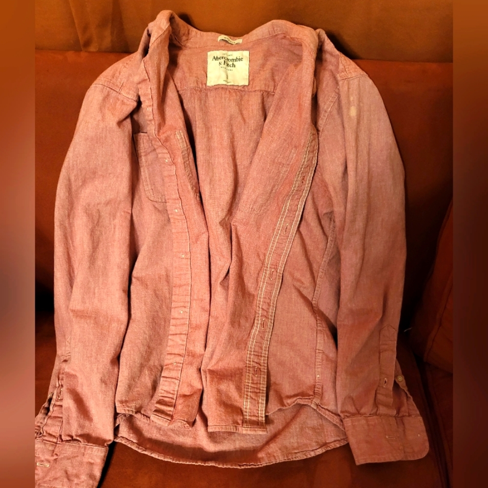 Mens button down abercrombie